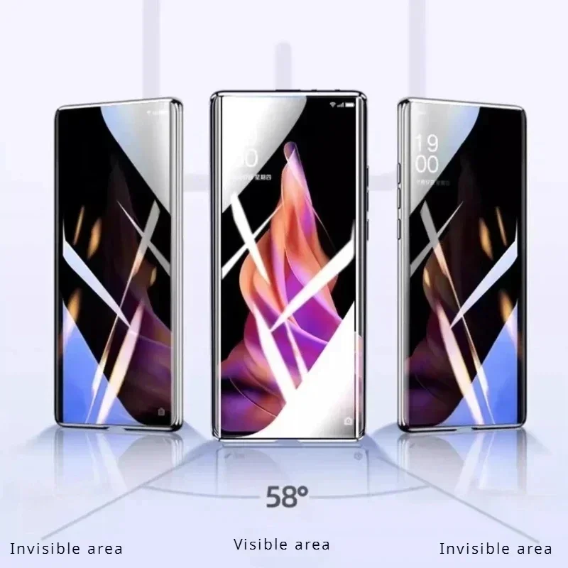 Anti Spy Privacy Glass Case - Huawei Mate 50、40、30、60、70 Pro対応、覗き見防止プライバシーケース。両面強化ガラス、レンズ全体を保護するフルカバー型スマートフォンケース。