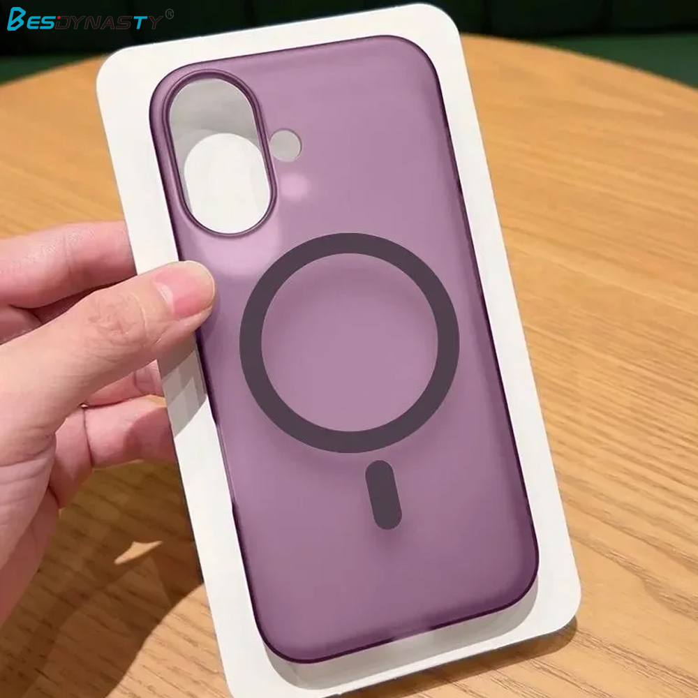 Matte Hard Pc Back Case - iPhone 16E/16/15/14/13/12/11 Pro Max/16 Plus用 超薄型