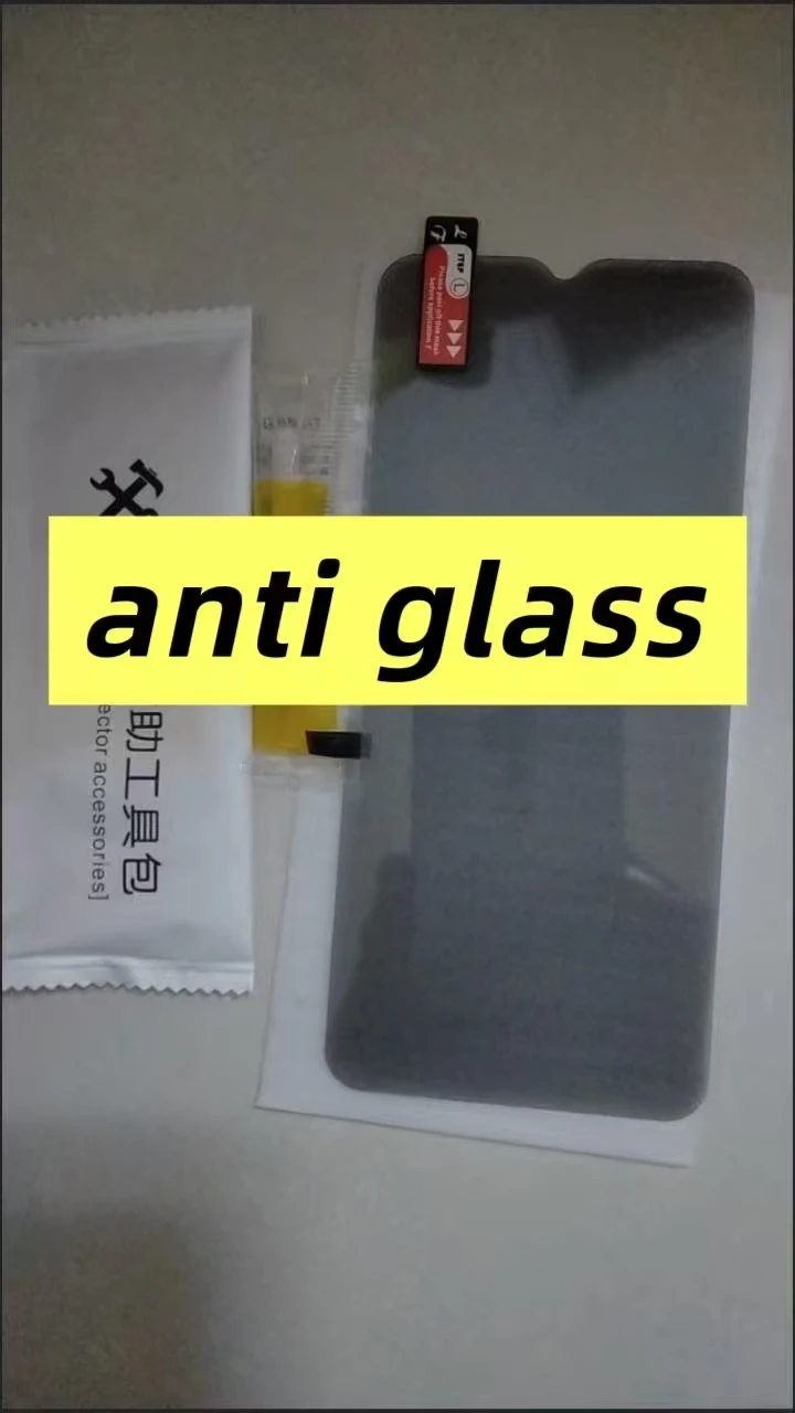 Anti Spy Privacy Glass Case - アンチスパイ強化ガラススクリーンプロテクターケース oppo a54s カバー用 oppoa54s a