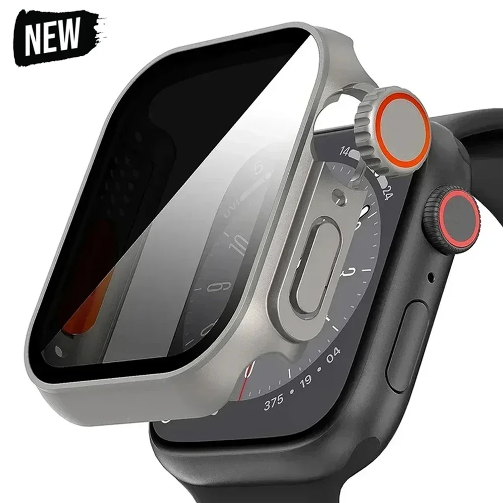 Anti Spy Privacy Glass Case - Apple Watch Apple Watch Series9/8/7/6/5/4 SE