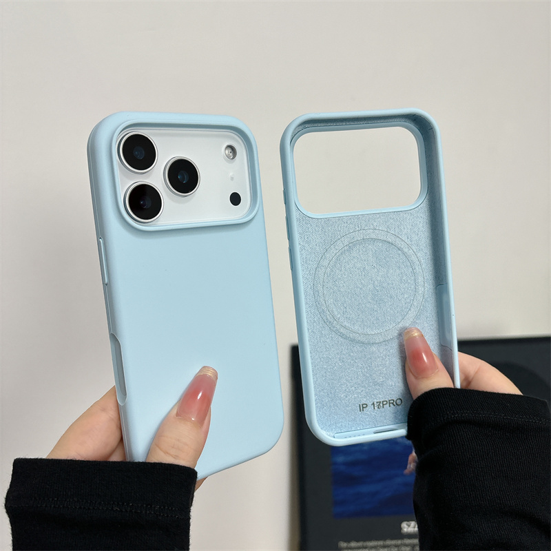 Liquid Silicone Magnetic Phone Case - 磁気液体シリコンケース iPhone 17/17 Air/17 Pro/17 Pro
