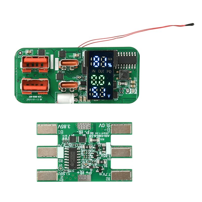 Power Banks - ABKN-DIY 充電モジュール PD45W 3S 双方向急速充電パワーバンクメインボード バッテリー保護