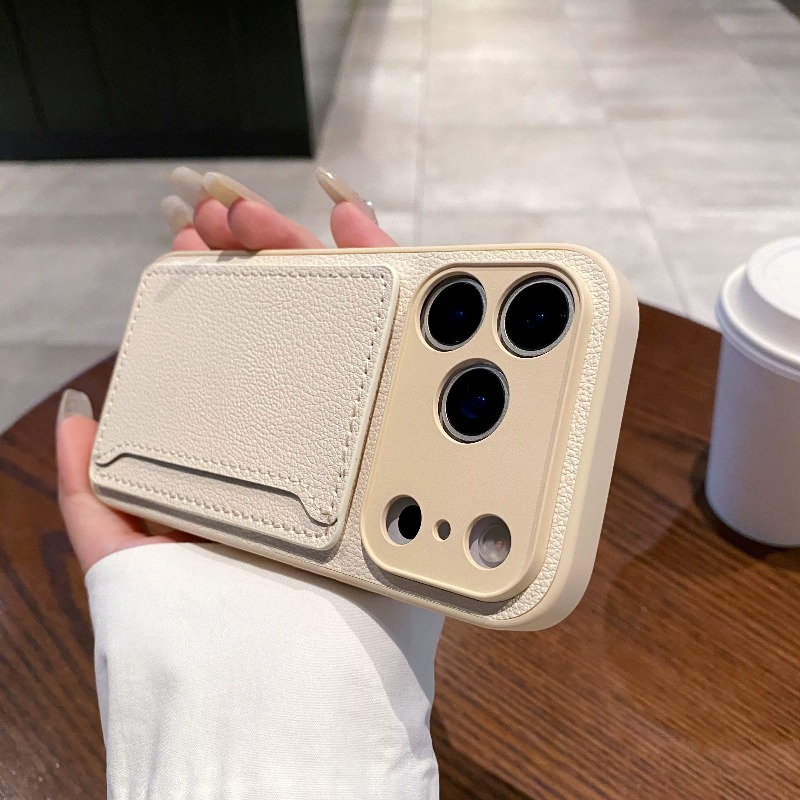 Leather Wallet Card Holder Phone Cover - PUレザー財布型スマホケース カードホルダー付き iPhone 17 Air 16