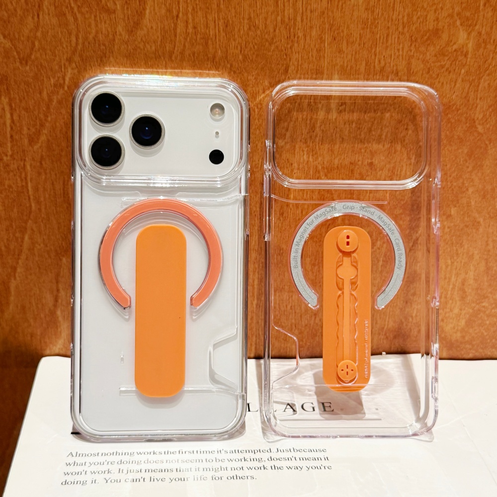 新しいカードホルダー付きMagsafe対応磁気吸着式iPho - Clear Shockproof Bumper Case のレビューと価格