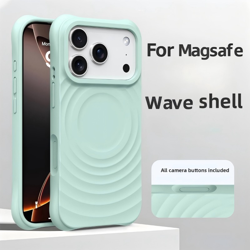 新型公式リキッドシリコン製ウォーターリップルケース iPho - Liquid Silicone Magnetic Phone Case のレビューと価格