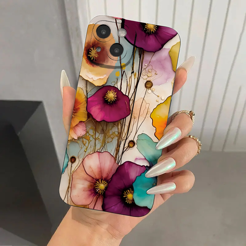 ヴィンテージ花柄ソフトTPU保護電話ケース iPhone 1 - Vintage Floral Pattern Soft Case のレビューと価格