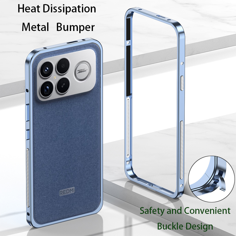 アルミニウム合金バンパーケース POCO F8 Pro 超冷 - Metal Bumper Aluminum Frame Case のレビューと価格