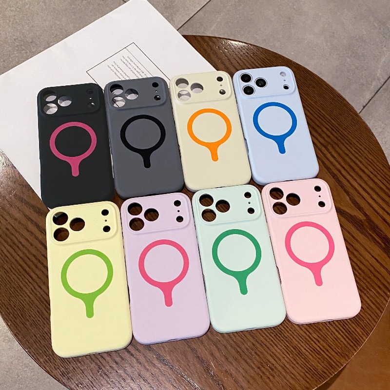 高級感のある滑らかな液体シリコン製Magsafe対応ケース  - Liquid Silicone Magnetic Phone Case のレビューと価格