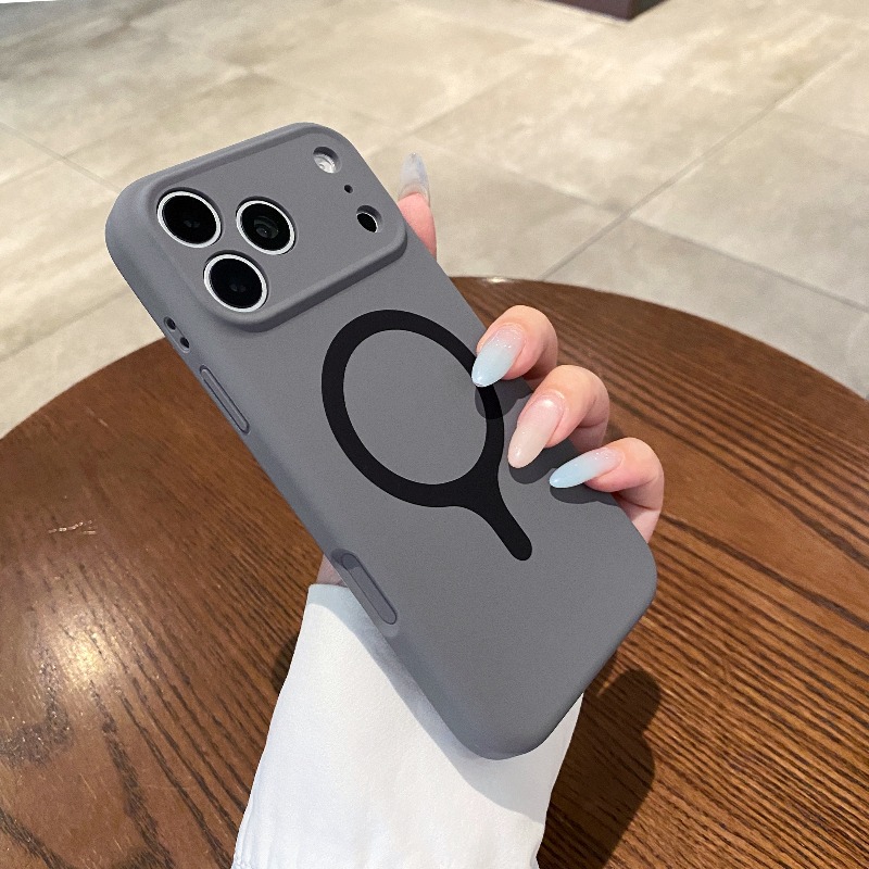 高級感のある滑らかな液体シリコン製Magsafe対応ケース  - Liquid Silicone Magnetic Phone Case のレビューと価格