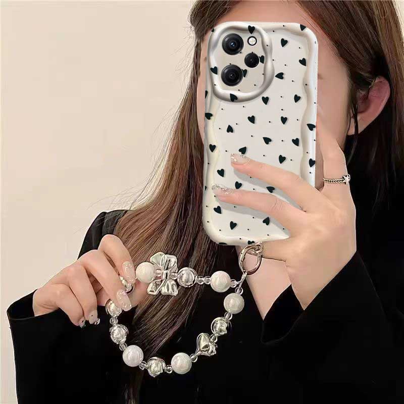 RENO 15 15F 14 PRO 14F 13F 12F - Cute Cartoon Wrist Strap Silicone Case のレビューと価格