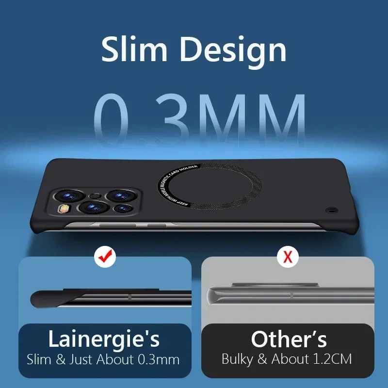 OPPO Find X9S X9 X5 X3 Pro X8用 - Ultra Thin Frameless Phone Cover のレビューと価格
