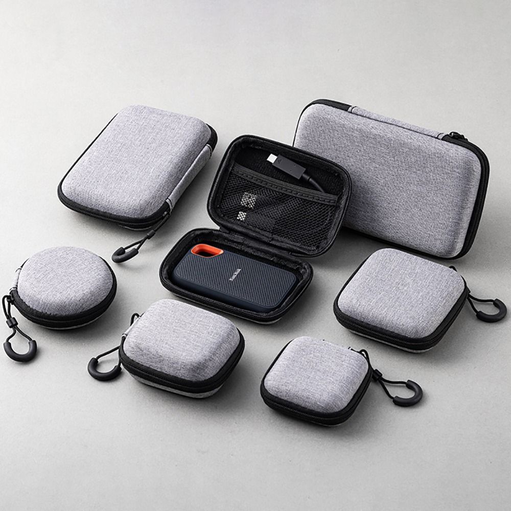 1個入りイヤホン/携帯電話/充電ケーブル用EVA収納バッグ、 - Phone Cases のレビューと価格