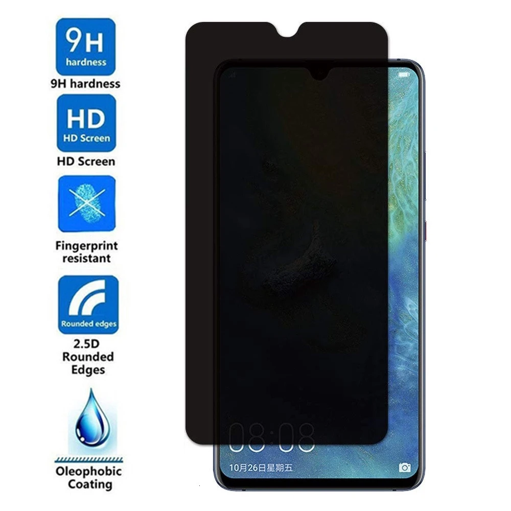 アンチスパイ強化ガラススクリーンプロテクターケース oppo - Anti Spy Privacy Glass Case のレビューと価格
