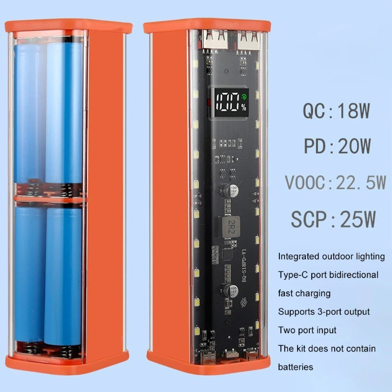 USB Type Cポート設計 8X18650 パワーバンク - Power Banks のレビューと価格