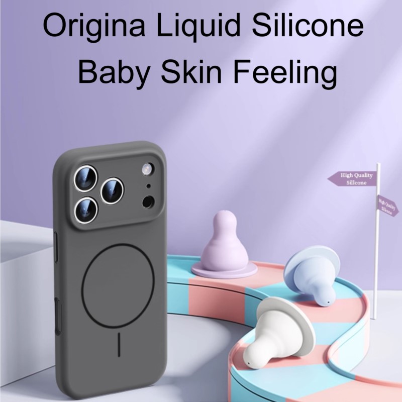 iPhone 18 17 Air 16 Pro 15 14  - Liquid Silicone Magnetic Phone Case のレビューと価格