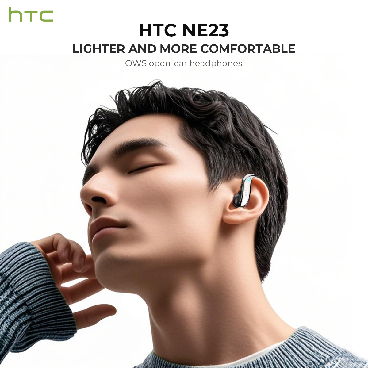 オープンイヤー Bluetooth ヘッドフォン HTC 3 - Phone Cases のレビューと価格