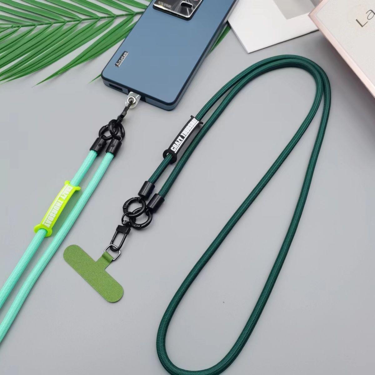 ロングソリッドカラークロスボディフォンストラップ、ランヤード - Crossbody Lanyard Neck Strap Case のレビューと価格