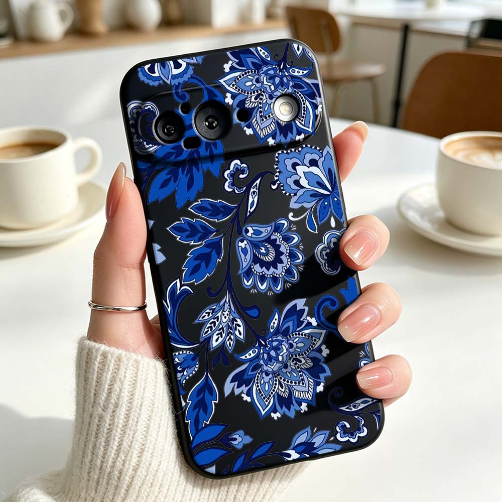 ヴィンテージデザイン花柄シリコンカバー Google Pix - Vintage Floral Pattern Soft Case のレビューと価格