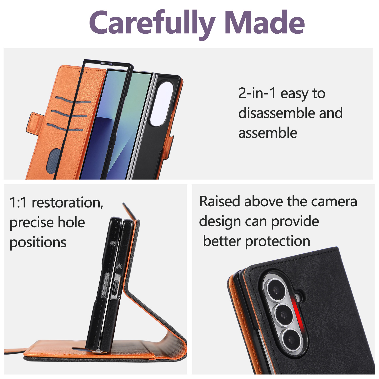 フリップレトロレザーウォレット型スマホケース Samsung - Leather Wallet Card Holder Phone Cover のレビューと価格