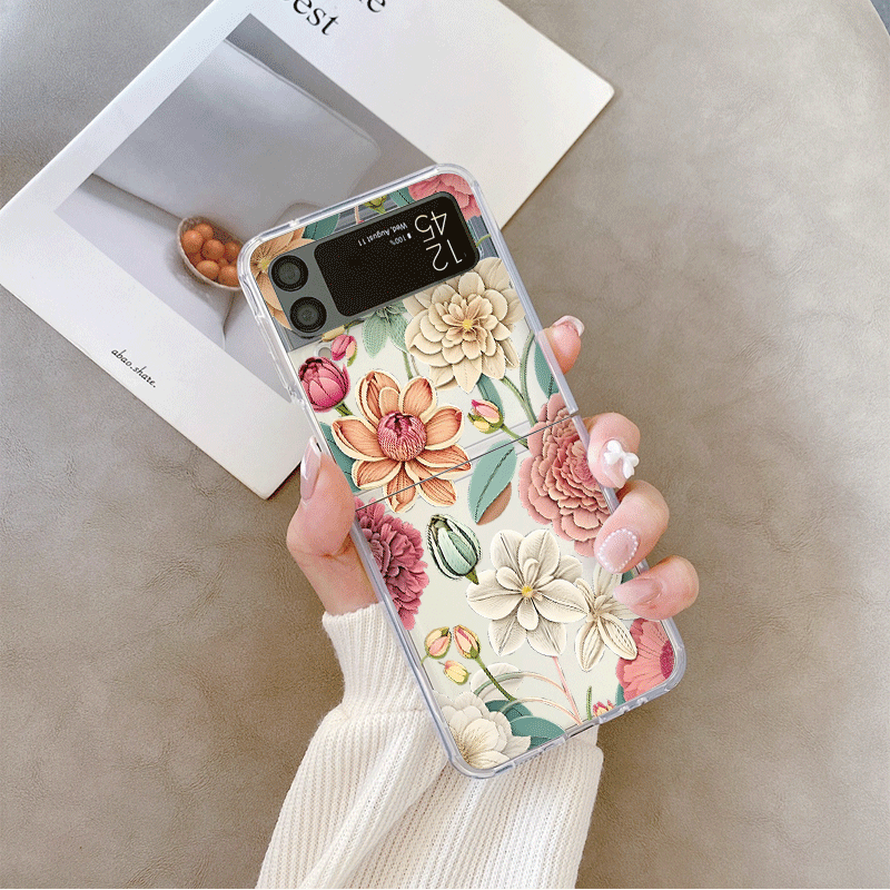 ヴィンテージフラワー柄スマホケース Samsung Gala - Vintage Floral Pattern Soft Case のレビューと価格